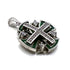 Sterling Silver Enamel Jerusalem Cross Pendant